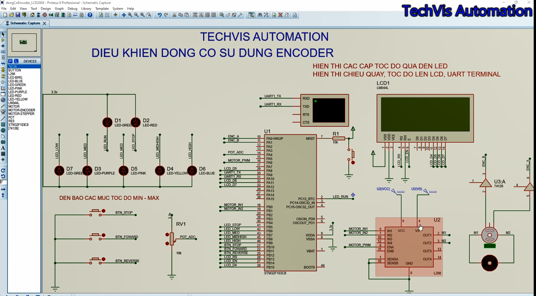 #43 STM32 đọc encoder và điều khiển tốc độ động cơ DC chính xác